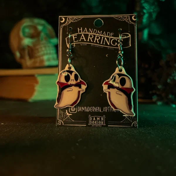 Vámpír ghosty fülbevaló