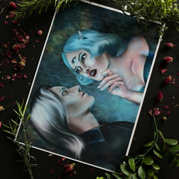 The Devil and He print