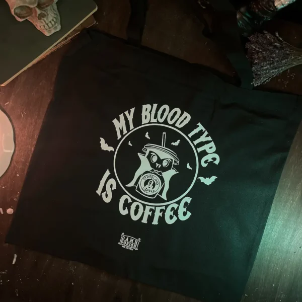 My blood type is coffee táska