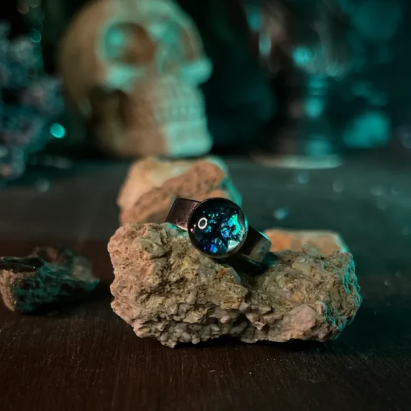 Nyx gyűrű (korallkék)